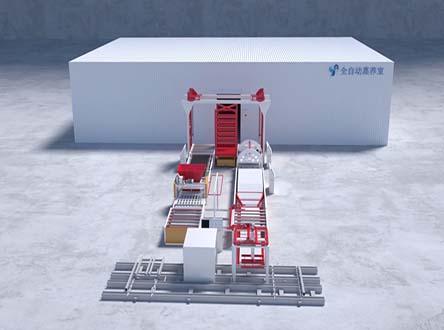 全自動(dòng)蒸養(yǎng)室工廠三維動(dòng)畫